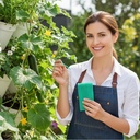 Pollinator Brush for Plants,Hand Pollination Tool for Garden,Fruit Trees,Flowers & Vegetables | Essential Pollinator Garden Accessories,100PCS(Green)