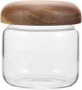 Glass Food Storage Jar Airtight Lid Canister for Tea Cookies Honey and Multipurpose Kitchen Storage Container