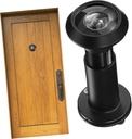 LIFKOME Wide Angle Stainless Steel Door Peephole Viewer Privacy Cover for Front Door Digital Peephole Viewer Kit Easy Installation