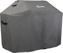 BBQ Cover Fits All Summit 6-Burner Grills - Dimensions: 74.1" L x 26.5" W x 50.5" H - Innerflow System - Waterproof, UV Resistant - Heavy Duty Grey (Model: WSU-668)