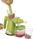 Slow Fruit/Vegetable Manual Juicer Pomegranate/Wheatgrass Juicer +2 Storage Cups & Filter