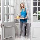 GreenLeaves Magnetic Screen Door 45 x 82 Inches - Magnetic Mosquito Net for Doors - Mosquito Door Net with Heavy Duty Fits Door Size up to 44x81" Entry Door / Interior Door / Exterior Door