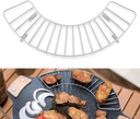 Stainless Steel Cooling Rack for Grill,Thickened Half Round BBQ Oil Drain Rack,Air Fryer Oven Rack,Strainers for Camping Home Baking Cooking
