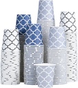 [300 Pack] 3 oz Paper Cups, Small Mouthwash Cups 3 OZ, Mini Disposable Bathroom Cups, Paper Cups 3 Ounce for Bathroom, Supermarket, Birthday Party, Travel, Events, Picnic, BBQ
