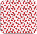 Strawberry Dish Drying Mat - Summer Strawberry Absorbent Dish Drying Mat for Kitchen Counter, Coffee Maker Mat for Countertops, Dish Rack Drainer Mat, Strawberry Kitchen Decor 16x17.5 Inch