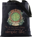 FOTAP Fantasy Movie Inspire Merch Movie Handbag Movie Fan Gift Novel Lover Tote Bag Hole Door Canvas Bag