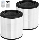 B-D02L Replacement Filter,Compatible with MOOKA B-D02L/M05 Air Purifier,Also fits VEWIOR B-D02U&KOIOS B-D02L Air Purifier,H13 True Filter for MOOKA Air Purifier Replacement Filter B-D02L 2-Pack