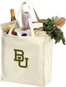 Reusable Baylor University Grocery Bags or Baylor Shopping Bags NATURAL COTTON One Size