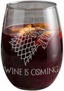 "Wine is Coming" Stemless Wine Glass - Perfect Christmas Gift for The Game of Thrones Fan
