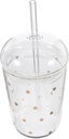 Cup Straw Large Capacity Reusable Water Cup for Juice Coffee Tea Creative Design for Daily Hydration and Go Use
