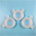 3PC Inner Diameter 37mm Snowflake-Shaped Flower Spout, Soft Ice Cream Machine Discharge Mouth Snowflake-Shaped Flower Spout