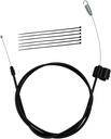 946-04728A Single Speed Drive Cable Compatible with MTD RM410 Craftsman M210, M220, Troy-Bilt TB200 TB210, TB430 Lawn Mower Repl. 746-04728, 746-04728A, 946-04728, Rotary15102; w/ 6 Zip-Ties