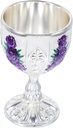 Cabilock Vintage Metal Wine Goblet Retro Cup for Daily Use and Parties and Stylish European Design for Whiskey and Wine
