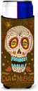 Caroline's Treasures Day of The Dead Michelob Ultra Hugger for Slim cans Cold-Beverage-koozies, MUK, Multicolor
