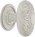 Nostalgic Warehouse Victorian Brass 1 3/4" Cabinet Knob with Rope Rose in Satin Nickel