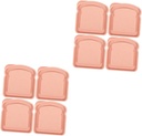 Didiseaon 8pcs Camping Supplies Picnic Boxes Lunch Containers Sealing Bread Toast Holders for Outdoor