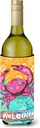Caroline's Treasures VHA3028LITERK Coastal Pink Crab Wine Bottle Hugger Bottle Cooler Sleeve Hugger Machine Washable Collapsible Insulator Beverage Insulated Holder
