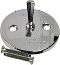 Pfister 960-041A 19 Series Bathtub Drain Overflow Plate Sub Assembly with Screws, Polished Chrome