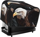 4 Slice Toaster Cover with Pocket Universal Size Toasters Dusts Covers An Eagle Bread Machine Cover & Protection Bread Machine Protector Small Kitchen Appliance Covers