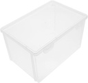 Transparent Food Grade Plastic Bread Box Bread Loaf Storage Container Fridge Holder for Kitchen Organization Fresh Keep Box Easy Use Pastry Storage