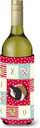 Caroline's Treasures CK5433LITERK Sheba Guinea Pig Love Wine Bottle Hugger, Red Bottle Cooler Sleeve Hugger Machine Washable Collapsible Insulator Beverage Insulated Holder