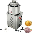 Commercial Meatball Beating Machine Stainless Steel Electric Meat Puree Making Machine 2800RMP Meat Paste Food Processor Meattball Mincer Grinder 8.66" Inner Cylinder 110V 2200W