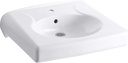 KOHLER 1997-SS1-0 Brenham Bathroom Sink, White