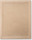 Raw Maple Shaker Replacement Door - 12.75W X 21.5H | Ready to Paint | Solid Wood | American Made | Cabinet Refacing Doors