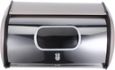 ABOOFAN Stainless Steel Bread Box with Window Modern Countertop Bread Storage Container for Kitchen Stylish Design and Organized Mirror Finish