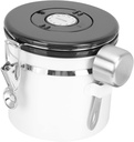 PRETYZOOM Dried Food Storage Canister Spoon Airtight Coffee Bean Jar for Snacks and Dried Foods Stainless Steel Includes One Spoon for Kitchen Organization