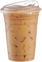 GUSTO Clear Plastic Cups with Lids [16 oz - 50 Count] - Disposable Iced Coffee Drink Cups with Strawless Sip Lids for Smoothies, Juices, and More - Formerly Comfy Package