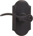Weslock 7140H-LH Carlow Left Handed Single Cylinder Keyed Entry Door Lever Set w, Oil Rubbed Bronze