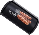 PRETYZOOM Vintage Black Bread Box for Kitchen Storage Retro Iron Bread Holder with Compressive Strength and Organizing Snacks