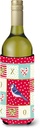 Caroline's Treasures CK5513LITERK Jay Bird Love Wine Bottle Hugger, Red Bottle Cooler Sleeve Hugger Machine Washable Collapsible Insulator Beverage Insulated Holder