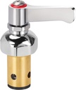 Replacement 002714-40 Hot Side Lever Handle Brass Spindle Assembly Replacement Faucet Cartridge, Handle Stem Assembly Fits for All T&S Faucets, Red