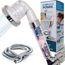 Shower Head with Handheld Showerhead Filter. High Pressure Handheld Showerhead with Filter. Creates Spa Showering Experience. Bracket and 6 Foot Long Hose Included.