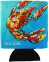 Caroline's Treasures MW1004CC Crawfish Baby Craw Can or Bottle Hugger Cooler Washable Drink Sleeve Collapsible Beverage Insulated Holder, Can Hugger, Multicolor