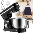 3-IN-1 Multifunctional Stand Mixer, Tilt-Head Kitchen Food Mixers, Electric Dough Baking Mixer, 5 Quart Bowl with Handle for Daily Use,Black
