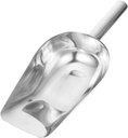 PRETYZOOM Stainless Steel Ice Scoop Flour Shovel Multifunctional Rice Shovel for Freezer