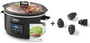 KOOC 8.5-Quart Programmable Slow Cooker and 4PCS Replaceable Rubber Feet for Slow Cookers 5QT 7QT and 8.5 QT