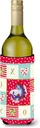 Caroline's Treasures CK5483LITERK Comb Tail Betta Love Wine Bottle Hugger, Red Bottle Cooler Sleeve Hugger Machine Washable Collapsible Insulator Beverage Insulated Holder