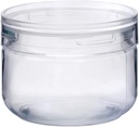 星硝(Seisho) Cellarmate 221152 S1 Storage Container, Glass Canister, 20.3 fl oz (600 ml), Charmy Clear, Made in Japan
