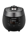 CUCKOO Twin Pressure Rice Cooker 6-Cup Uncooked / 12-Cup Cooked with Nonstick Inner Pot, Versatile Rice Maker & Warmer with 14 Menu Options, Voice Guide, Auto Clean, Black (CRP-RT0609FB)