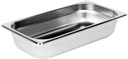 Soro Essentials- 1/3 Size 2-1/2" Deep Stainless Steel Anti-Jamming Steam Table Pan 24 Gauge- Chafer Food Pan Stackable Anti-Jam Steam Pans for Hotel Restaurant Supplies Party Buffet Event Catering