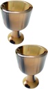 Zerodeko Horn Goblet Decorative Cup for Wine Handmade Ox Horn Beer Drinking Goblet Unique Home Decor for Parties and Special Occasions Artistic Design and Easy to Use