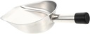 Cabilock Stainless Steel Food Shovel Multi-function Ice Scoop and Grain Shovel for Kitchen Use Ergonomic Design Compact Easy to Clean for Flour and Ice Cubes