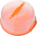 Kichvoe Transparent Plastic Cake Carrier Box Portable Locking Cake Storage Container with Handle for Bakery and Home Use