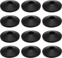 12pcs Toilet Seat Fixed Seals Toilet Seat Rubber Washers Toilet Seat Rubber Fitting Black Fixture Tapered Rubber Gasket Toilet Seat Non Slip Seal