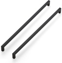 Ravinte 10 Pack 18 Inch Square Cabinet Handles Matte Black Drawer Pulls Kitchen Hardware