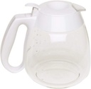 Cuisinart 10-Cup Replacement Glass Carafe with Lid, Compatible with Cuisinart Coffeemakers, White, DCC-RC10W